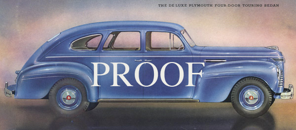 1940 Plymouth Deluxe Sedan